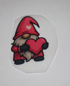 Bügelbild Herzwichtel 8 x 6 cm