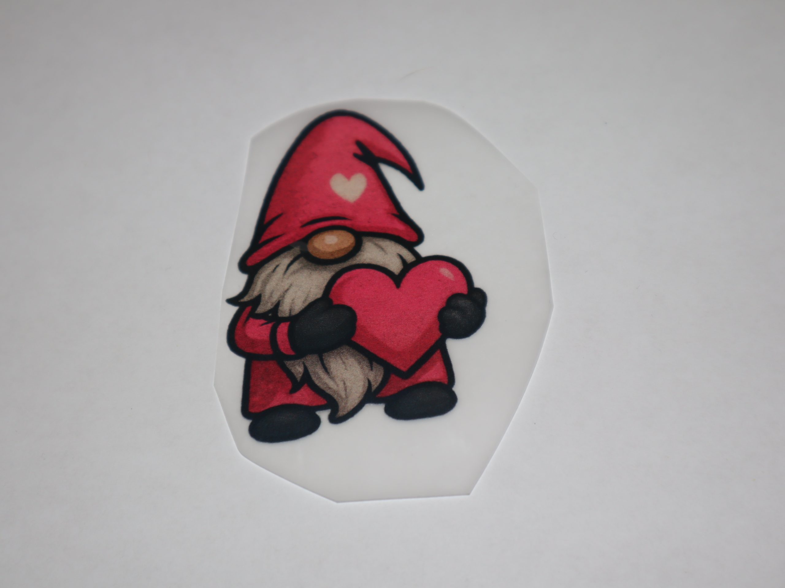 Bügelbild Herzwichtel 8 x 6 cm