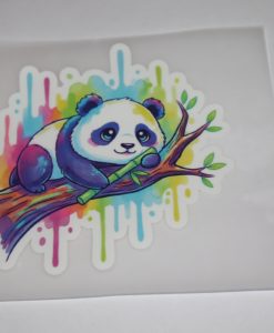 Bügelbild Panda 10,5 x 10,5 cm