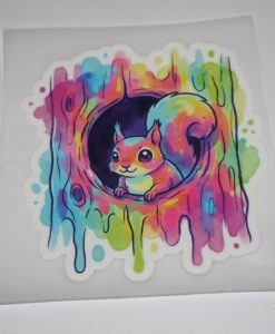 Bügelbild Eichhörnchen 11 x 10 cm