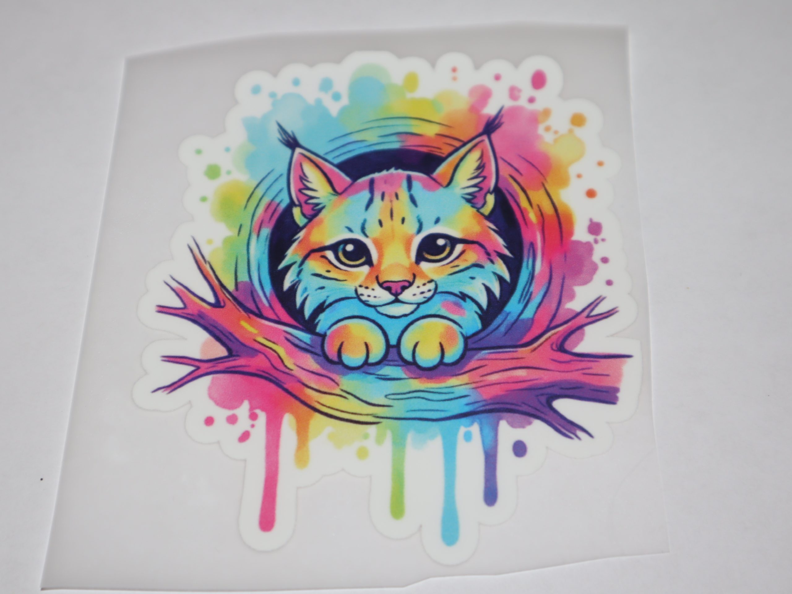 Bügelbild Luchs 11 x 10 cm