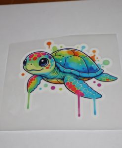 Bügelbild Shildkröte 11 x 9 cm