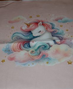 Eigenproduktion Heavy Canvas Panel 41 x 41 cm schlafendes Einhorn