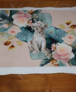 Eigenproduktion Heavy Canvas kleines Panel 17 x 25 cm Tigerbaby