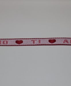 3 m Schmuckband 1 cm breit Ti Amo